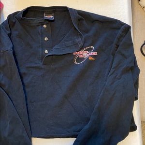 Cropped Harley Davidson long sleeve